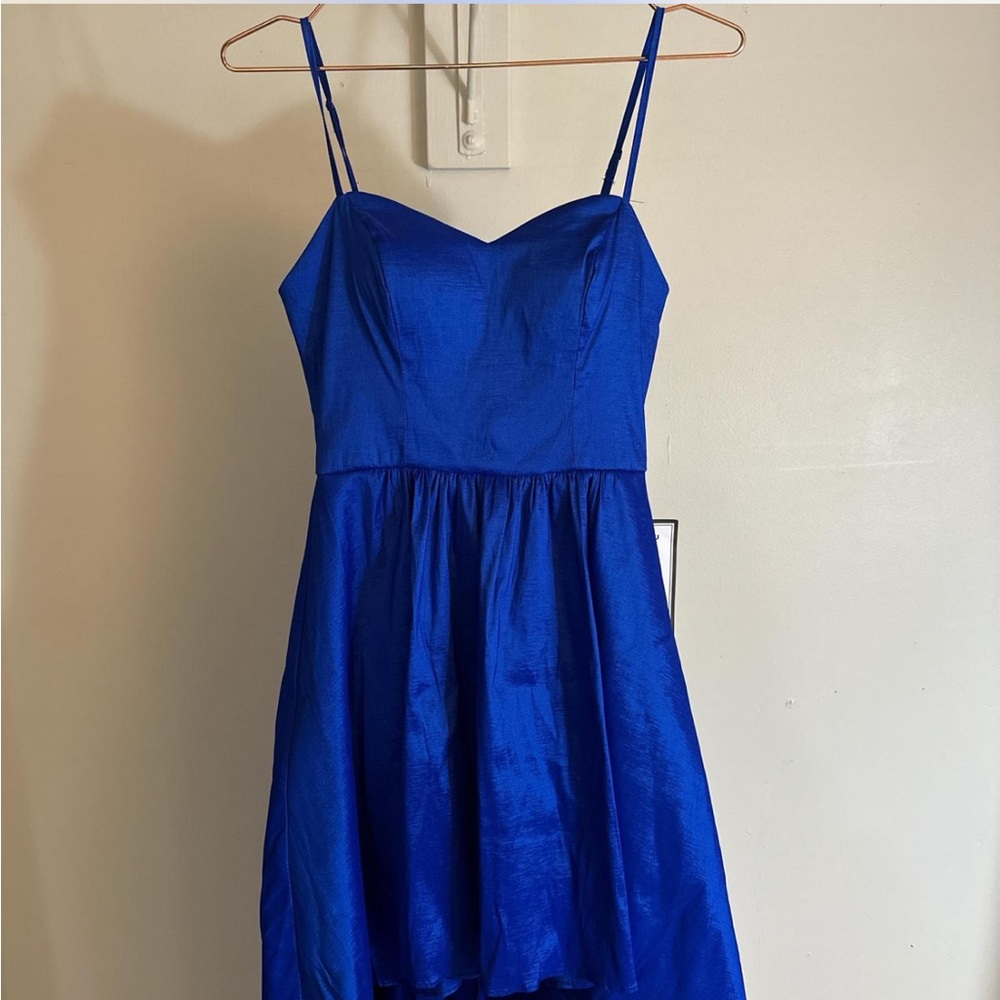 Macy's Blue High Low Prom/Homecoming Dress